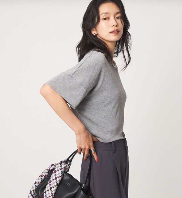 UNITED ARROWS green label relaxing「シャイニーラメ ショートスリーブ カットソー」|Tシャツ・カットソー|
