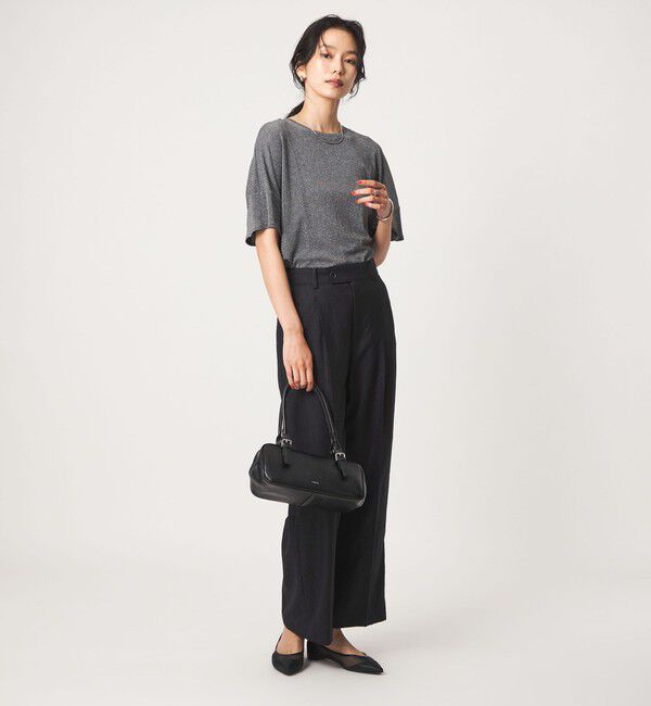 UNITED ARROWS green label relaxing「シャイニーラメ ショートスリーブ カットソー」|Tシャツ・カットソー|