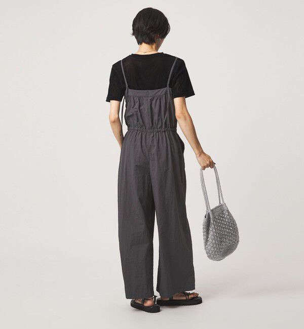 UNITED ARROWS green label relaxing「ウスカル キャミソール サロペット UVカット 撥水 接触冷感」|オールインワン|