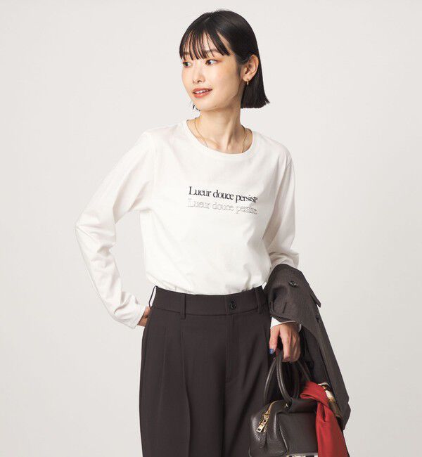 UNITED ARROWS green label relaxing「ロゴ  ロングスリーブ カットソー」|Tシャツ・カットソー|