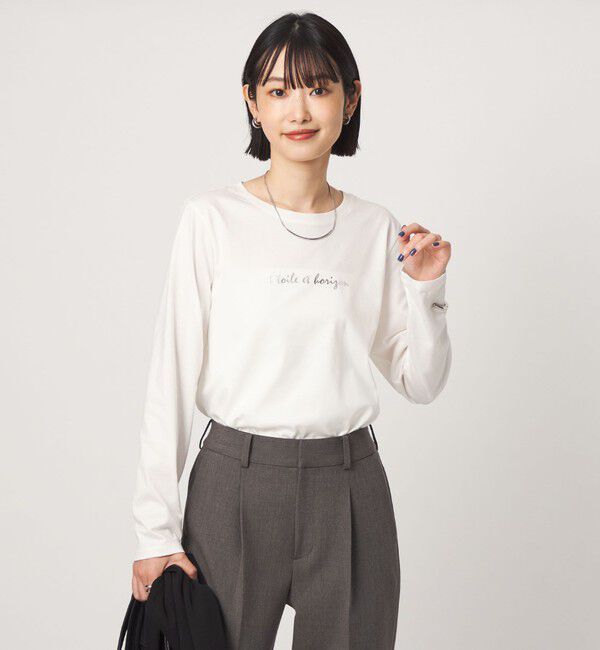 UNITED ARROWS green label relaxing「ロゴ  ロングスリーブ カットソー」|Tシャツ・カットソー|