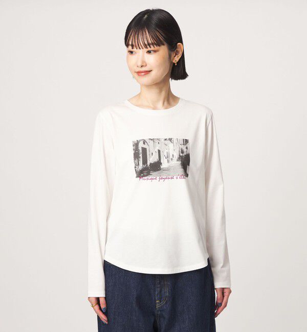 UNITED ARROWS green label relaxing「ロゴ  ロングスリーブ カットソー」|Tシャツ・カットソー|