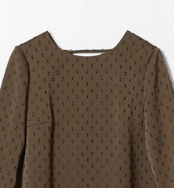 EMMEL REFINES「＜kaene＞ボリュームカフス ドットドビー ワンピース＜ Select by EMMEL REFINES ＞」|ワンピース|