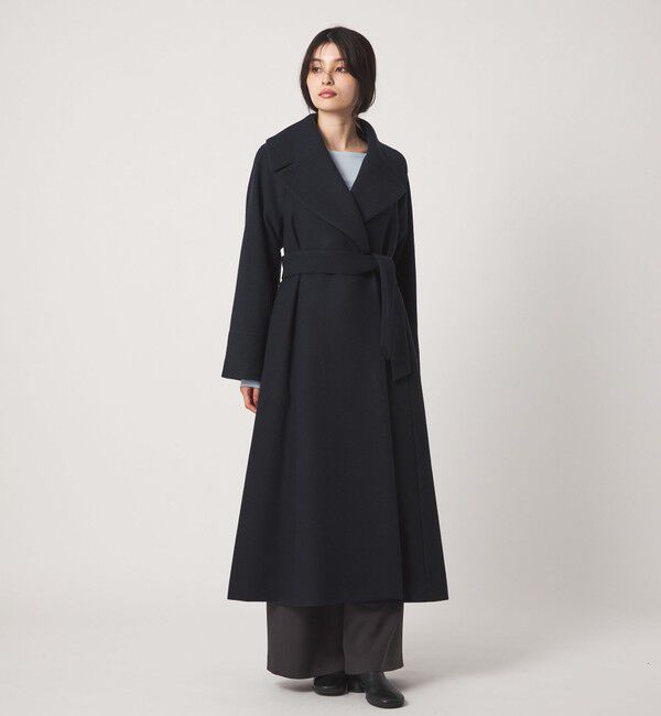EMMEL REFINES「＜EMMEL REFINES＞EM ベルテッド フレア ロングコート」|その他|