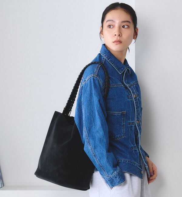 BEAUTY&YOUTH UNITED ARROWS「レザーライク カガリハンドル ショルダーバッグ」|ショルダー・メッセンジャー|