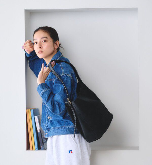BEAUTY&YOUTH UNITED ARROWS「レザーライク カガリハンドル ショルダーバッグ」|ショルダー・メッセンジャー|