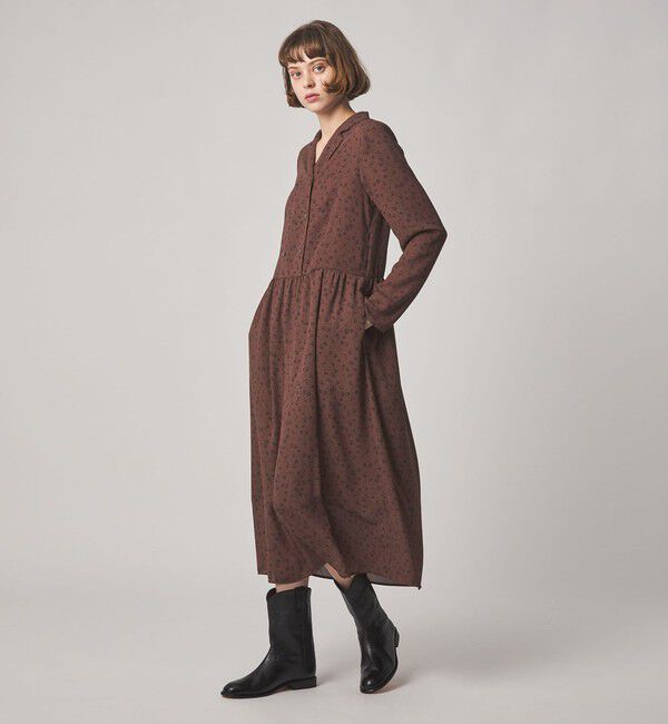 STEVEN ALAN「＜Steven Alan＞ドット フラワー ワンピース」|ワンピース|