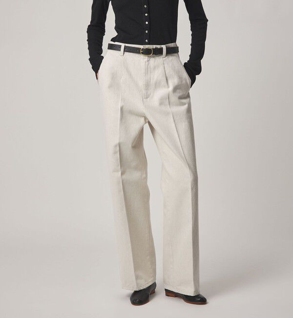 STEVEN ALAN「＜Steven Alan＞コットン スラックス デニムパンツ」|デニム|