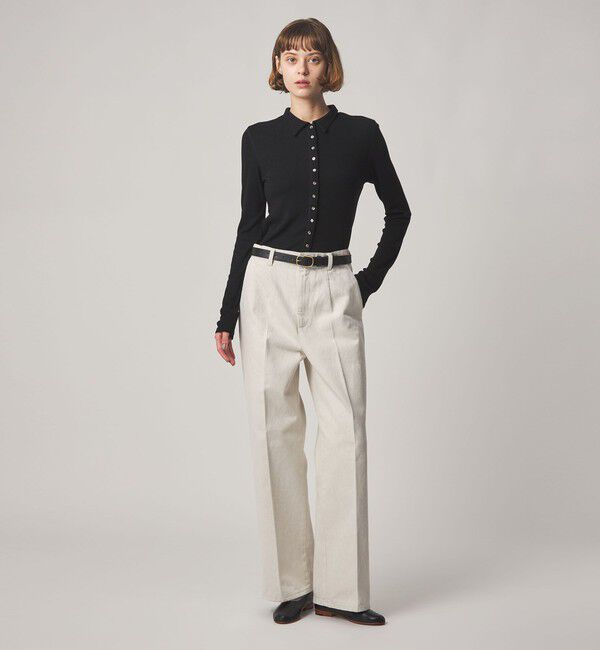 STEVEN ALAN「＜Steven Alan＞コットン スラックス デニムパンツ」|デニム|