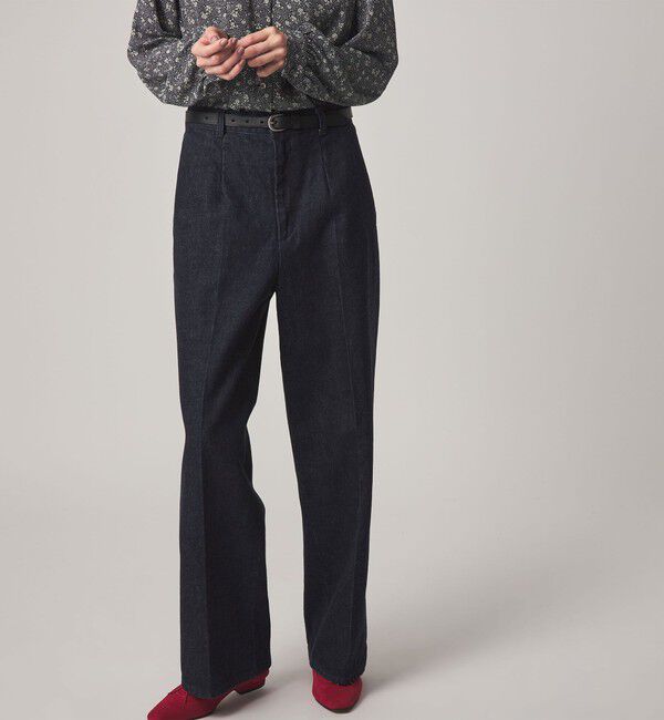 STEVEN ALAN「＜Steven Alan＞コットン スラックス デニムパンツ」|デニム|