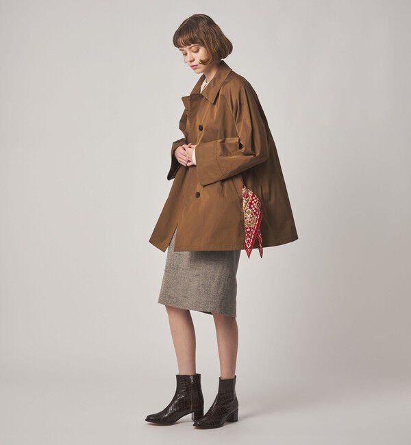 STEVEN ALAN「＜Steven Alan＞ポリエステル コットン テント ショート コート」|ステンカラーコート|