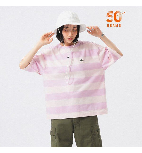 BEAMSBOY「【別注】LACOSTE / ボーダー Tシャツ」|Tシャツ・カットソー|Z4H_ALBIZIA