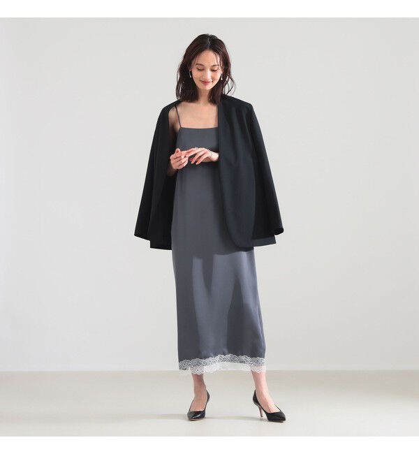 Demi-Luxe BEAMS 「リバーレース キャミソール ワンピース」|ワンピース|