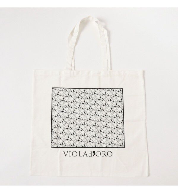 Demi-Luxe BEAMS 「【WEB限定】【別注】VIOLAd&rsquo;ORO / TRERO シュリンク シルバークロア トートバッグ」|トートバッグ|