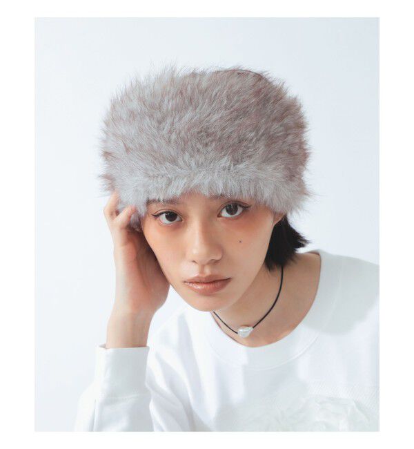Ray BEAMS 「ファー ヘアバンド」|ヘアバンド|