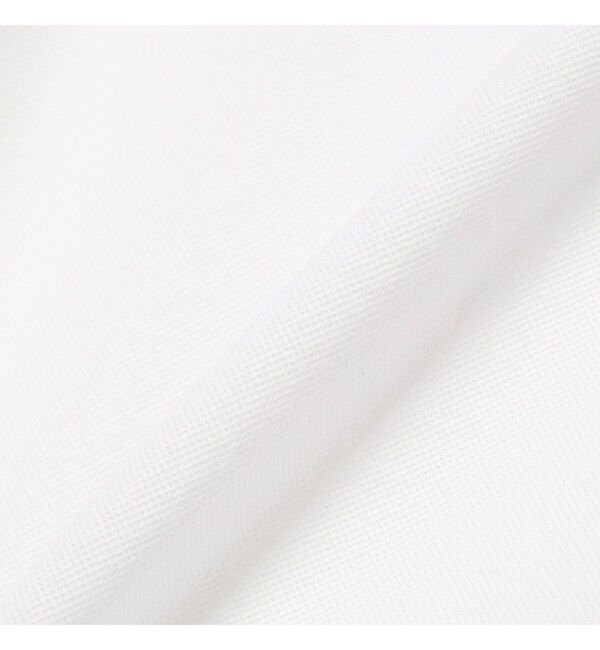 BEAMS「BEAMS｜【別注】FRED PERRY / Oversized Tipped Pique T-shirt｜Tシャツ｜半袖 鹿の子素材」|Tシャツ・カットソー|