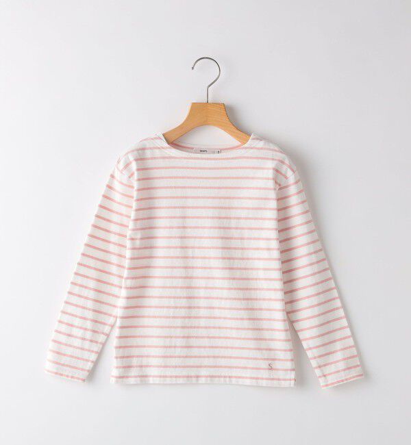 SHIPS KIDS「SHIPS KIDS:100～130cm / ボーダー 長袖 TEE」|Tシャツ・カットソー|