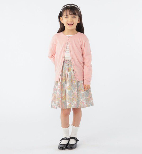 SHIPS KIDS「SHIPS KIDS:100～130cm / ボーダー 長袖 TEE」|Tシャツ・カットソー|