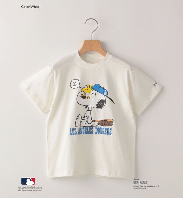 SHIPS KIDS「SHIPS KIDS:100～125cm / スヌーピー&times;MLB TEE」|Tシャツ・カットソー|