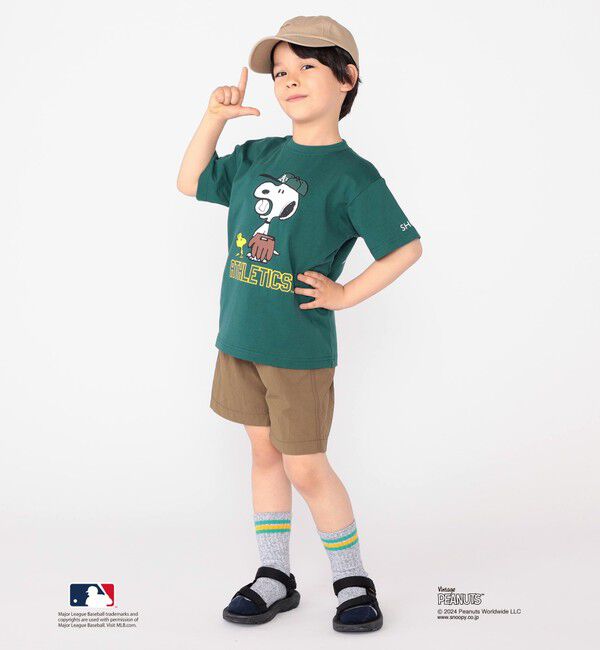SHIPS KIDS「SHIPS KIDS:100～125cm / スヌーピー&times;MLB TEE」|Tシャツ・カットソー|