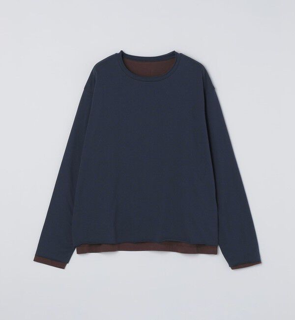 SHIPS「City Ambient Products: カットオフ リバーシブル ロングスリーブTシャツ(ロンT)」|Tシャツ・カットソー|