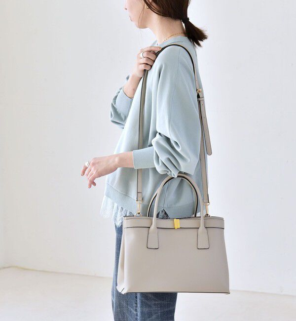 quaranciel「quaranciel: バックル 2way トート バッグ（A4対応）」|トートバッグ|