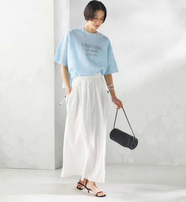 SHIPS for women「【SHIPS別注】TAION: 〈UVカット/接触冷感/吸水速乾〉サイド ポケット スカート」|スカート|