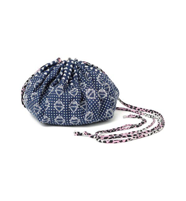 SHIPS for women「《予約》【SHIPS別注/PINK RIBBONチャリティー】BINDU: 巾着 バッグ」|ショルダー・メッセンジャー|