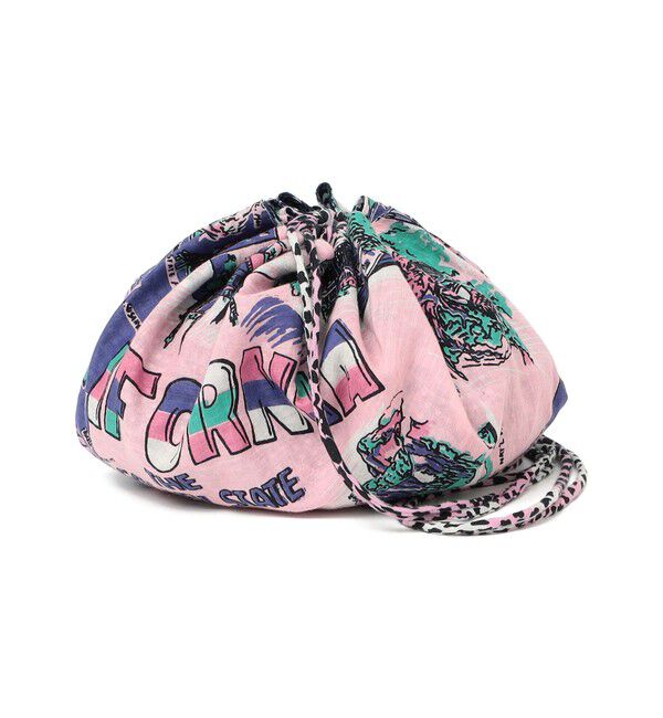 SHIPS for women「《予約》【SHIPS別注/PINK RIBBONチャリティー】BINDU: 巾着 バッグ」|ショルダー・メッセンジャー|