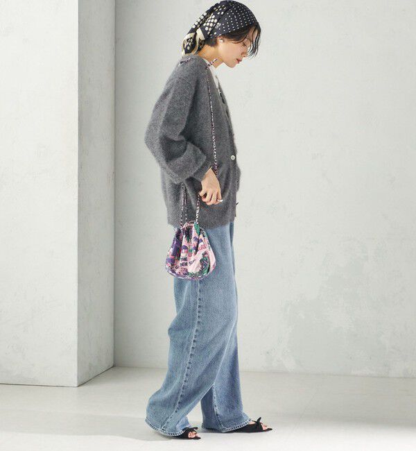 SHIPS for women「《予約》【SHIPS別注/PINK RIBBONチャリティー】BINDU: 巾着 バッグ」|ショルダー・メッセンジャー|
