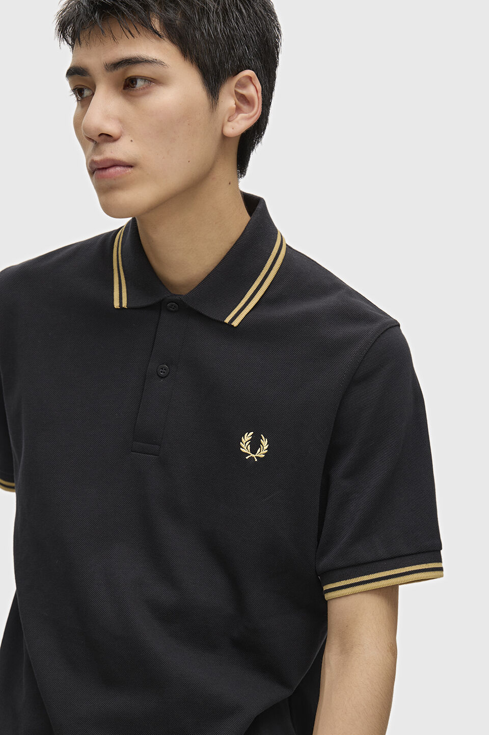 FRED PERRY 「FRED PERRY／The Fred Perry Shirt  M12／イングランド製 フレッドペリー ポロシャツ M12」|ポロシャツ|BLACK