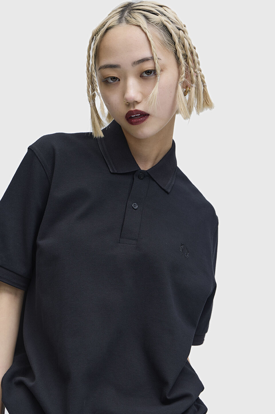 FRED PERRY 「FRED PERRY／The Fred Perry Shirt  M12／イングランド製 フレッドペリー ポロシャツ M12」|ポロシャツ|BLACK