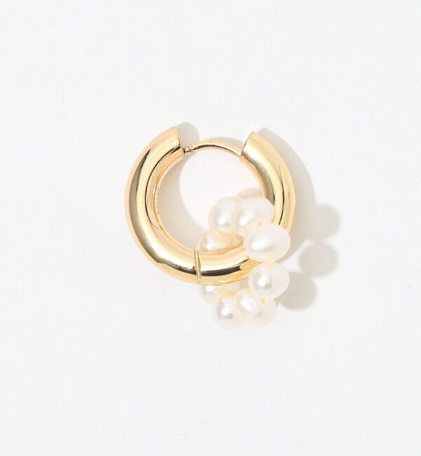 TOMORROWLAND GOODS「Kenneth Jay Lane Pearl  Hoops  ピアス」|ピアス|