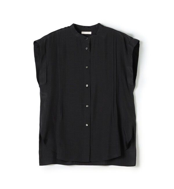Ballsey「シルキーブロード オーバーシャツブラウス」|シャツ・ブラウス|17 ダークグレー