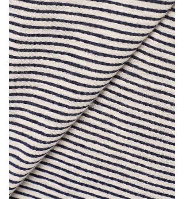  「《追加3》[THE MOOD]スラブボーダーロングTシャツ」|Tシャツ・カットソー|
