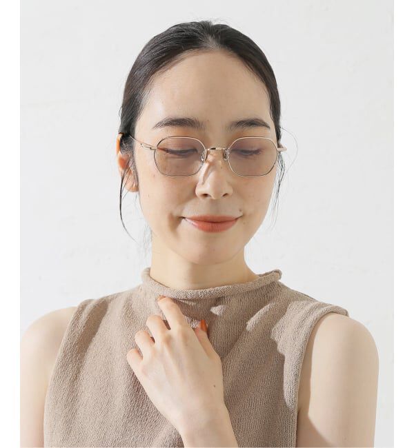 EYETHINK「BLANC.. 別注 B0048-PC  W GOLD / L.GRY - GRY ex Sunglasses」|サングラス|