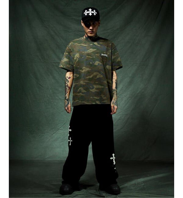JOINT WORKS「SUPPLIER / サプライヤー Camouflage Cross Tee」|Tシャツ・カットソー|