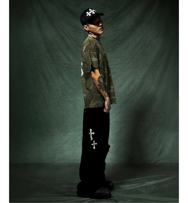 JOINT WORKS「SUPPLIER / サプライヤー Camouflage Cross Tee」|Tシャツ・カットソー|