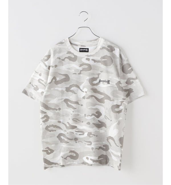 JOINT WORKS「SUPPLIER / サプライヤー Camouflage Cross Tee」|Tシャツ・カットソー|グレーA