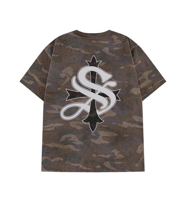JOINT WORKS「SUPPLIER / サプライヤー Camouflage Cross Tee」|Tシャツ・カットソー|カーキ