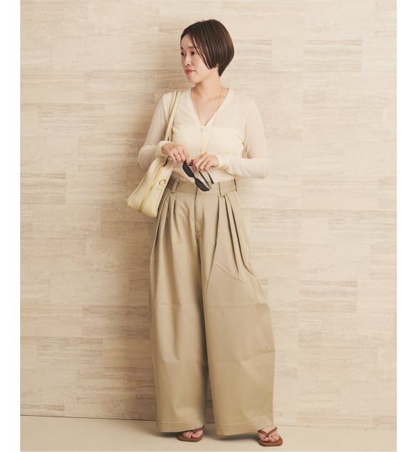 Plage「Sheer Rib カーディガン」|カーディガン|