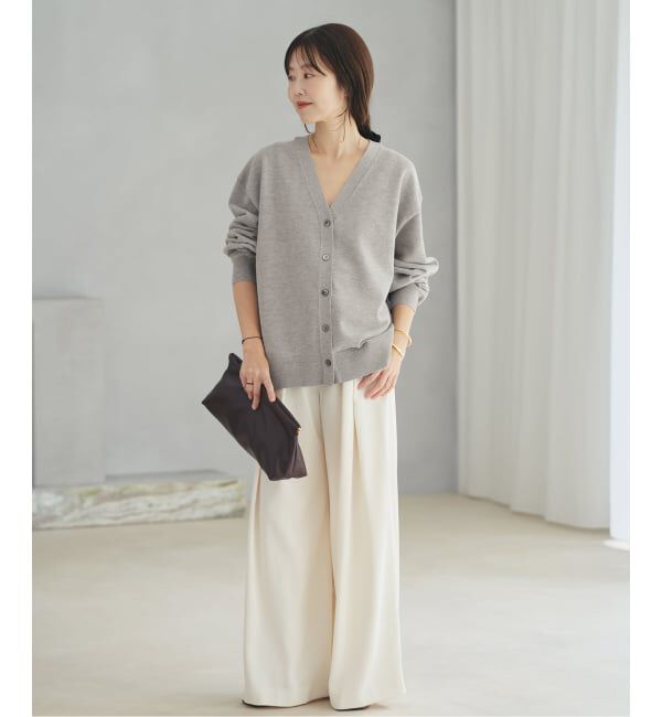 Plage「《一部店舗・WEB限定追加予約》sweat kn nuance カーディガン 2」|カーディガン|