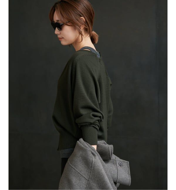 Plage「《予約》NEPLA. / ネプラ 別注 PLANGING NECK プルオーバー」|ニット・セーター|