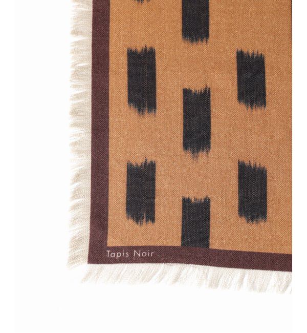 VERMEIL par iena「Tapis Noir タピス ノワール Wool Small Gwen スカーフ」|バンダナ・スカーフ|