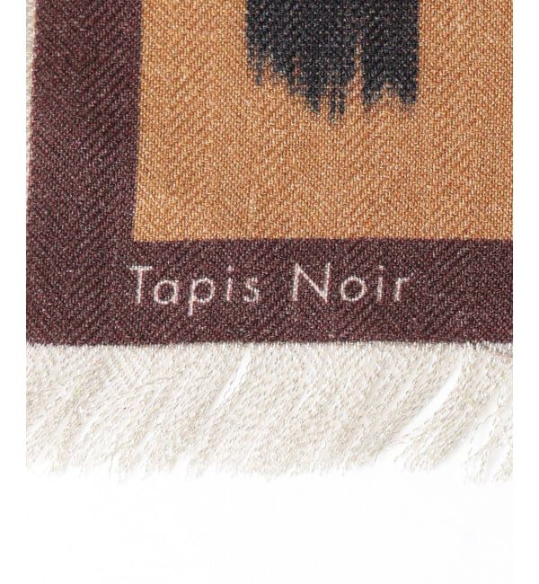 VERMEIL par iena「Tapis Noir タピス ノワール Wool Small Gwen スカーフ」|バンダナ・スカーフ|