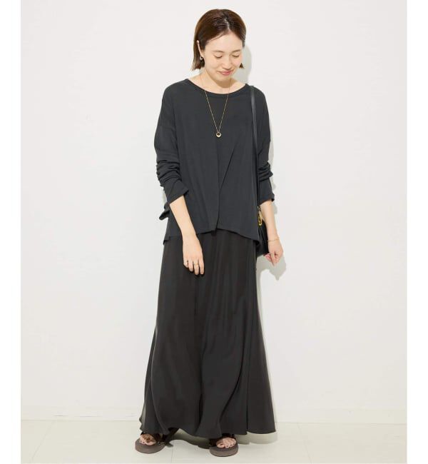 SLOBE IENA「《追加4》miller/ミラー SLOBE別注 シアードルマンロンTEE」|Tシャツ・カットソー|