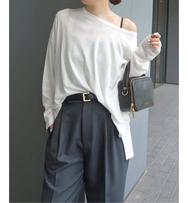 SLOBE IENA「《追加4》miller/ミラー SLOBE別注 シアードルマンロンTEE」|Tシャツ・カットソー|