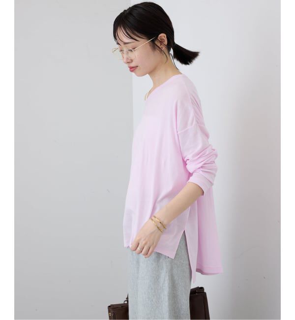 SLOBE IENA「《追加4》miller/ミラー SLOBE別注 シアードルマンロンTEE」|Tシャツ・カットソー|