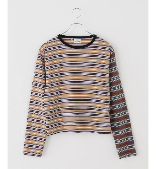 IENA「Girls Department Club/ガールズデパートメントクラブ LAYER LS TRIPLE BORDER LAYER」|Tシャツ・カットソー|
