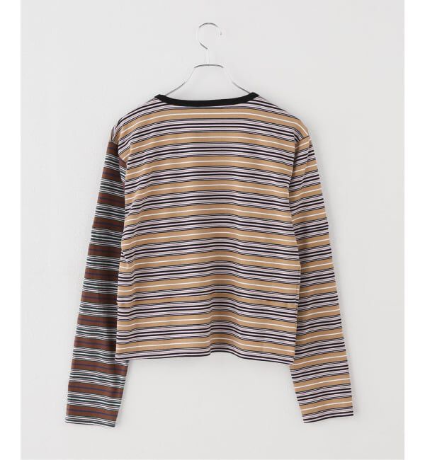 IENA「Girls Department Club/ガールズデパートメントクラブ LAYER LS TRIPLE BORDER LAYER」|Tシャツ・カットソー|